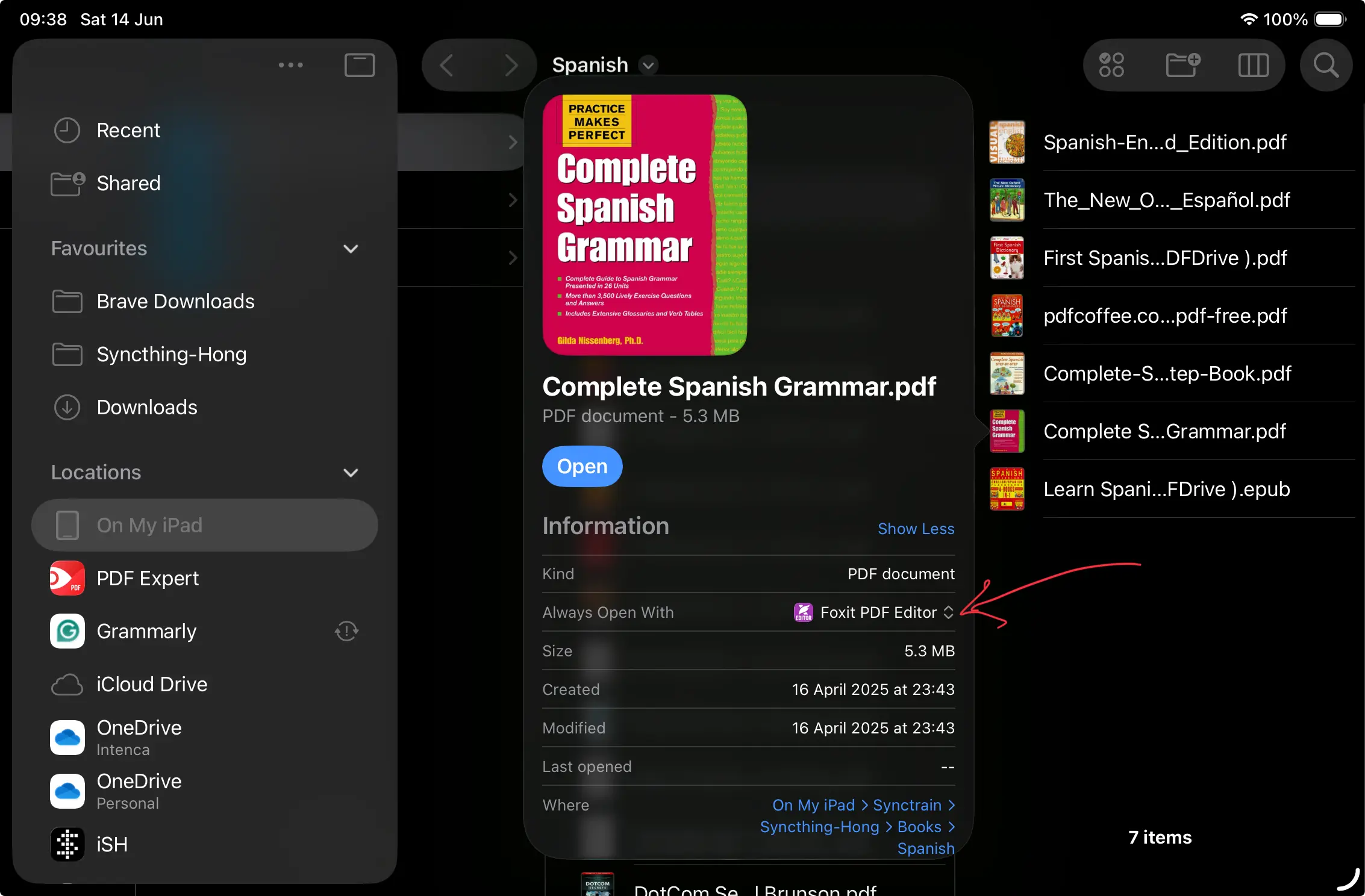 demonstration of how to change default app to open a certain file type part 3