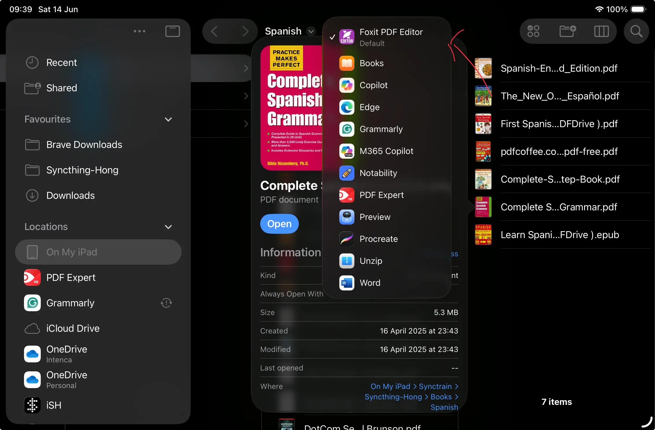 demonstration of how to change default app to open a certain file type part 4