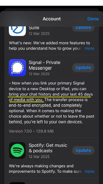 How to Backup Signal Messages on iPhone